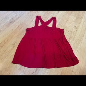 Torrid Super Soft Knits red tank
